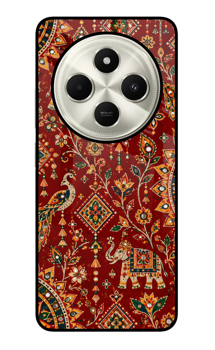 Laal Riwaaz Poco C75 5G Back Cover, Glass case