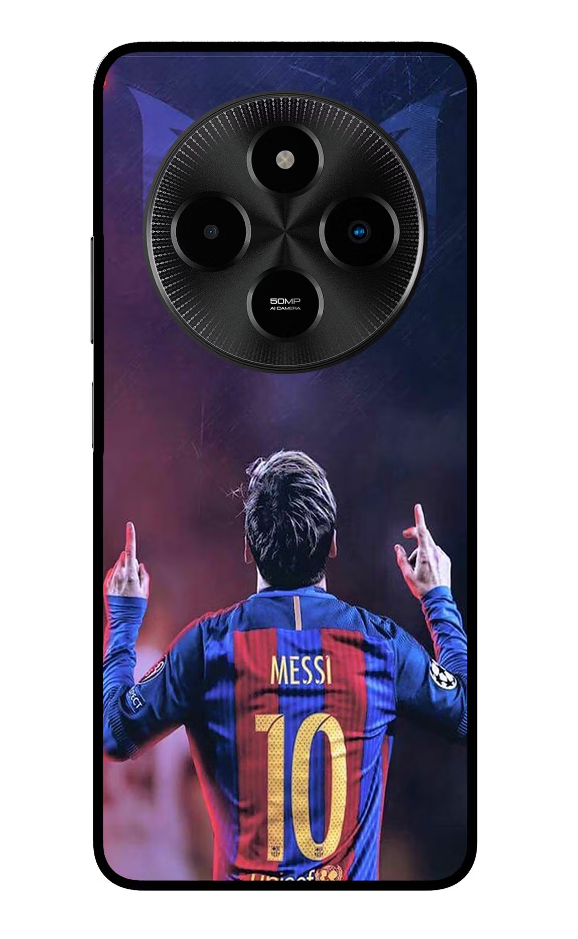 Messi Poco M7 5G Glass Case