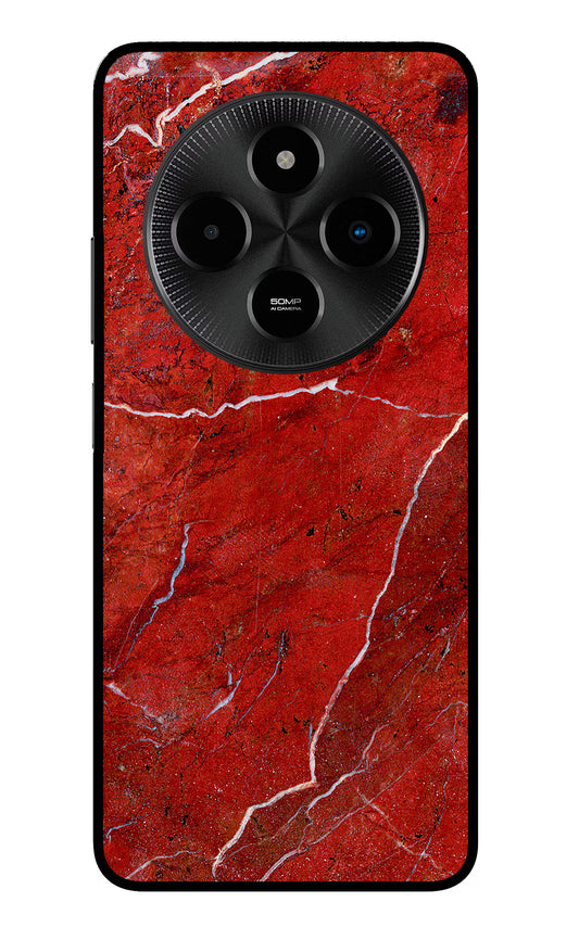Red Marble Design Poco M7 5G Glass Case