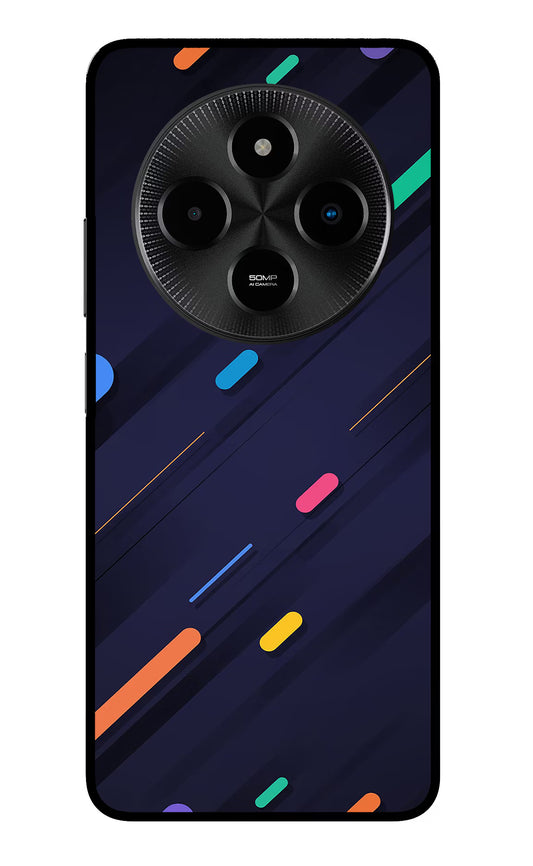 Abstract Design Poco M7 5G Glass Case