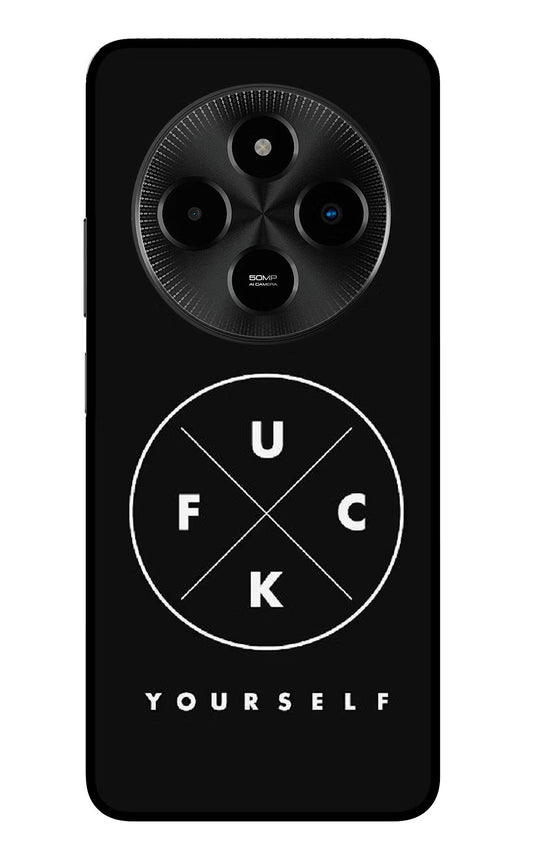Go Fuck Yourself Poco M7 5G Glass Case