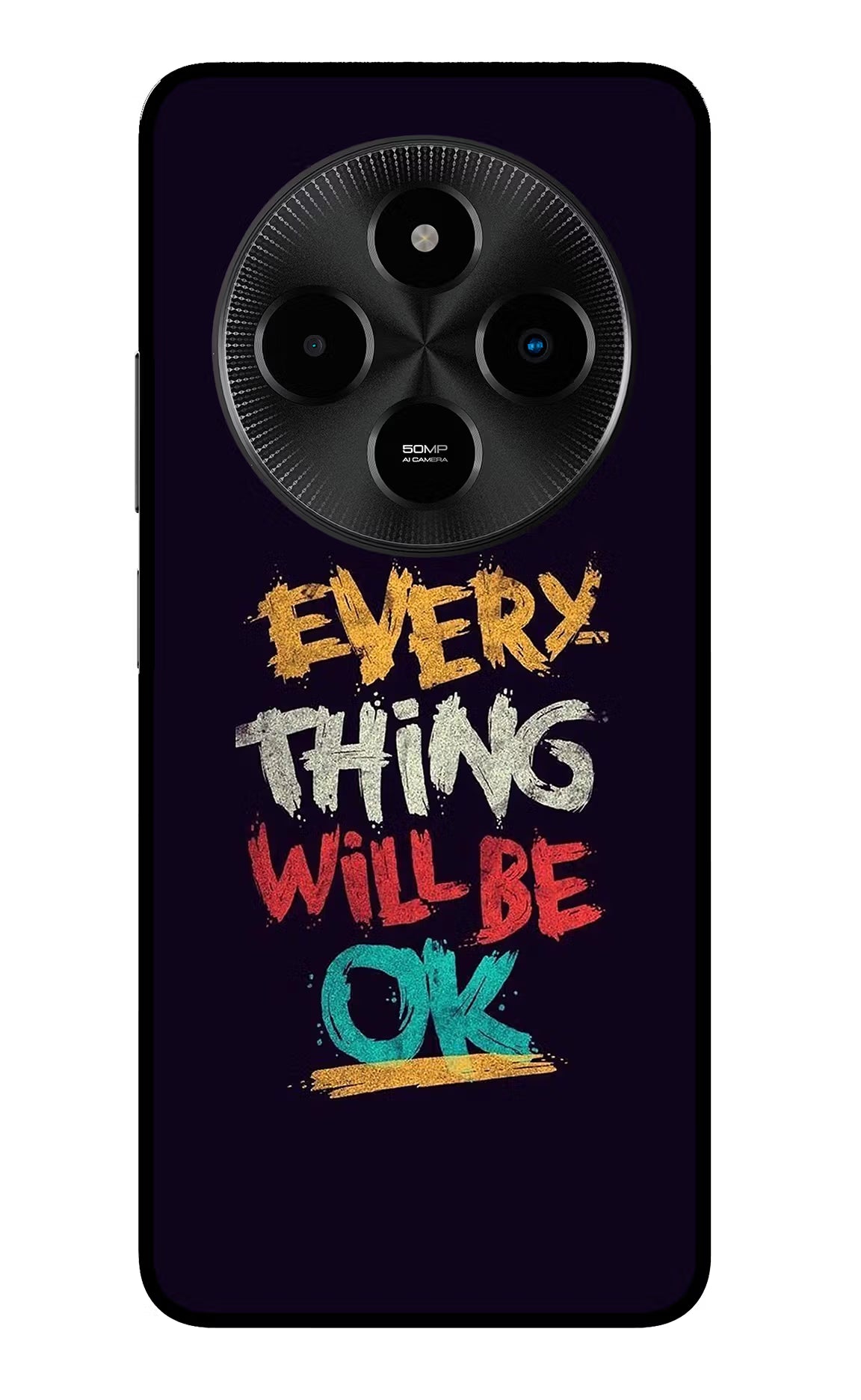 Everything Will Be Ok Poco M7 5G Glass Case