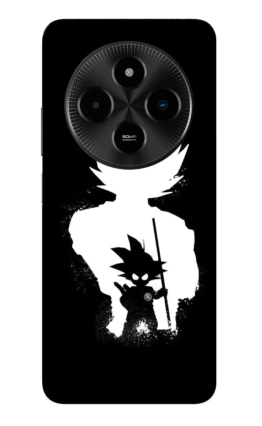 Goku Shadow Poco M7 5G Glass Case