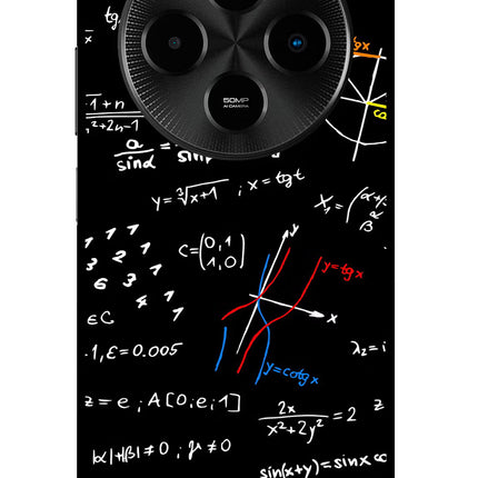 Mathematics Formula Poco M7 5G Glass Case Back Cover by Casekaro
