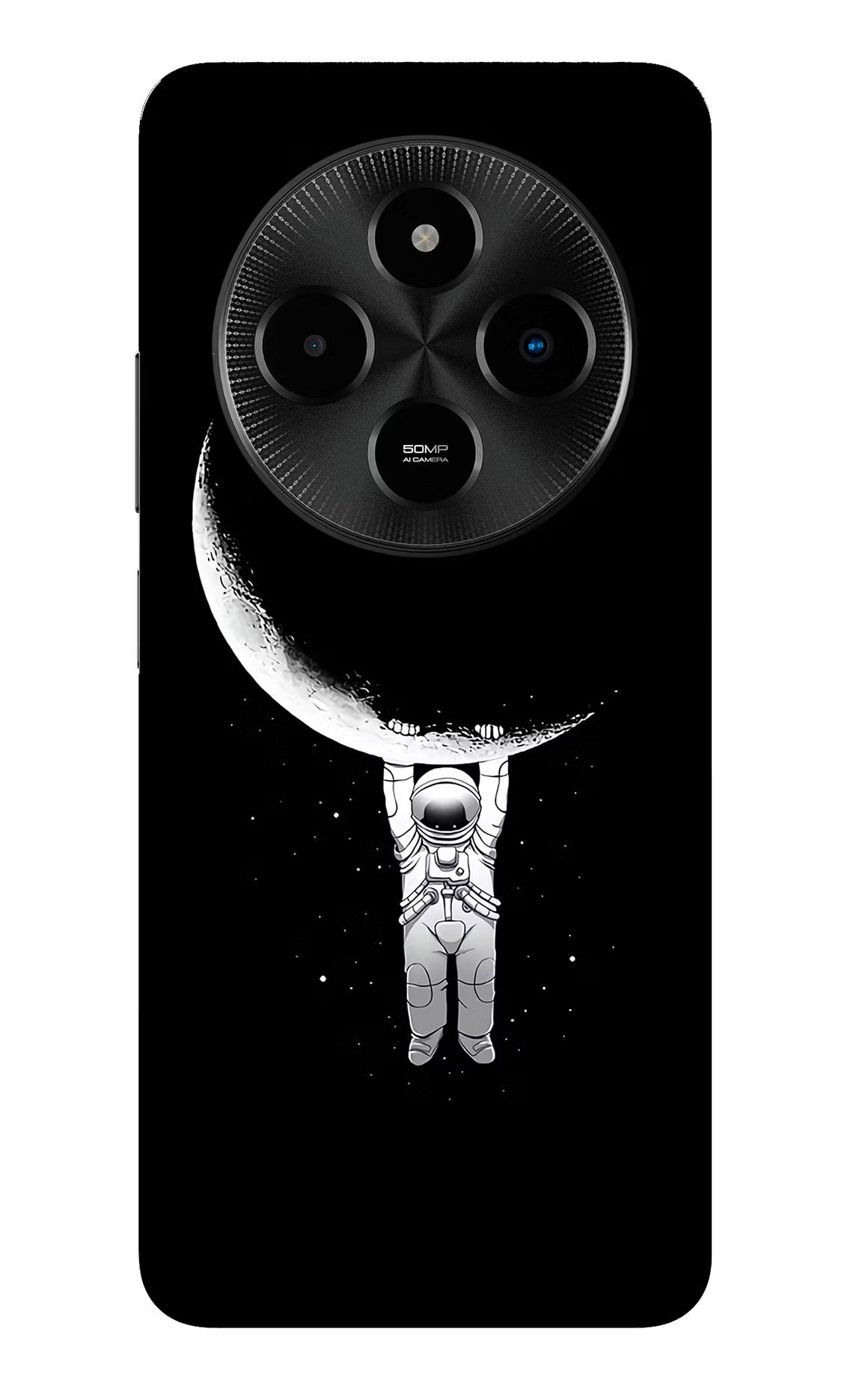 Moon Space Poco M7 5G Glass Case Back Cover by Casekaro