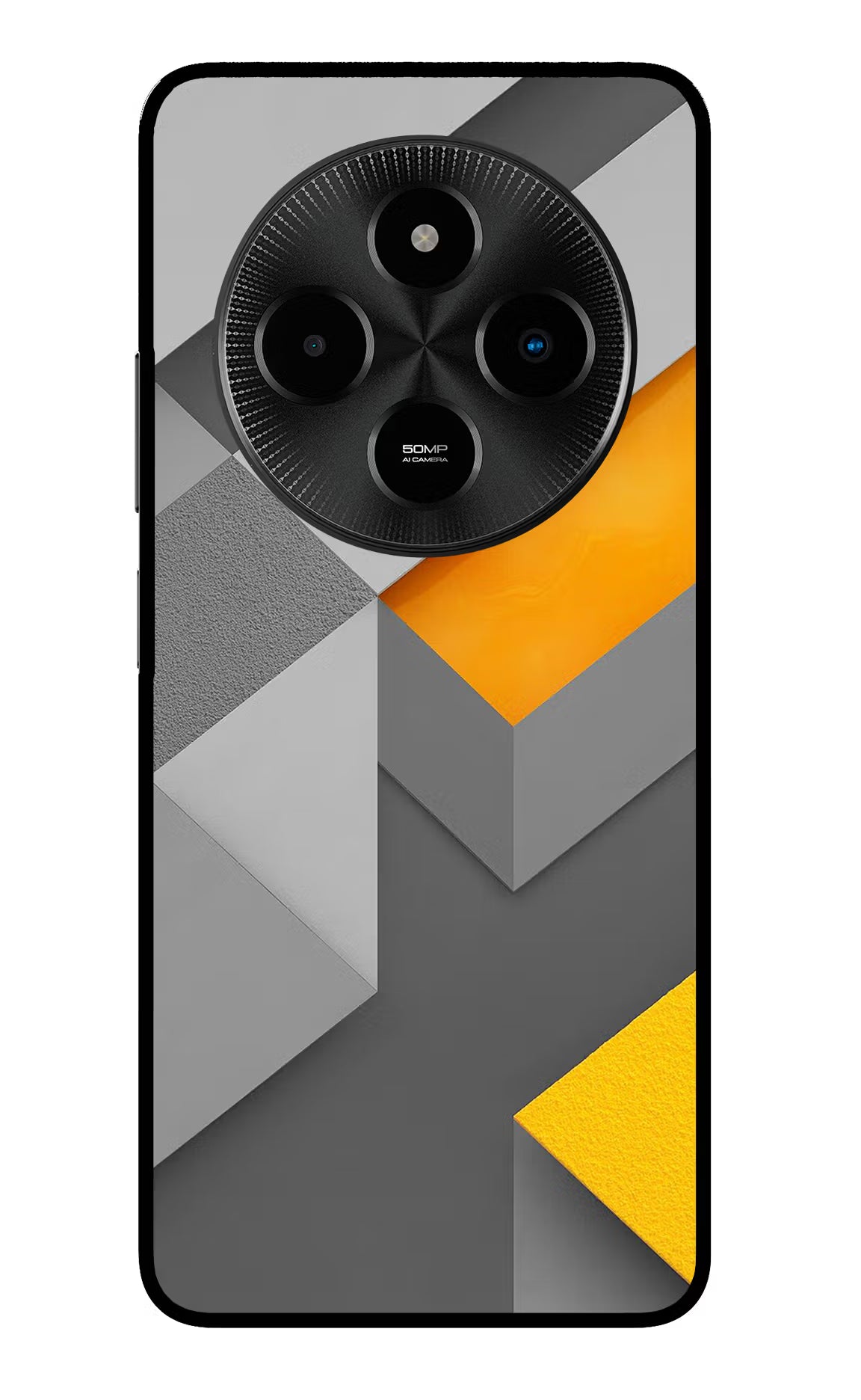 Abstract Poco M7 5G Glass Case Back Cover by Casekaro