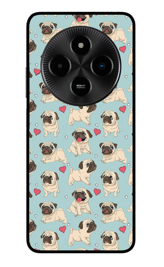 Pug Dog Poco M7 5G Glass Case