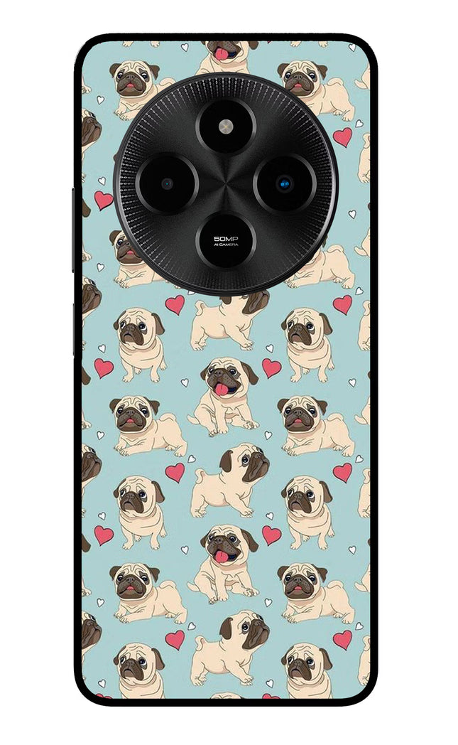 Pug Dog Poco M7 5G Glass Case