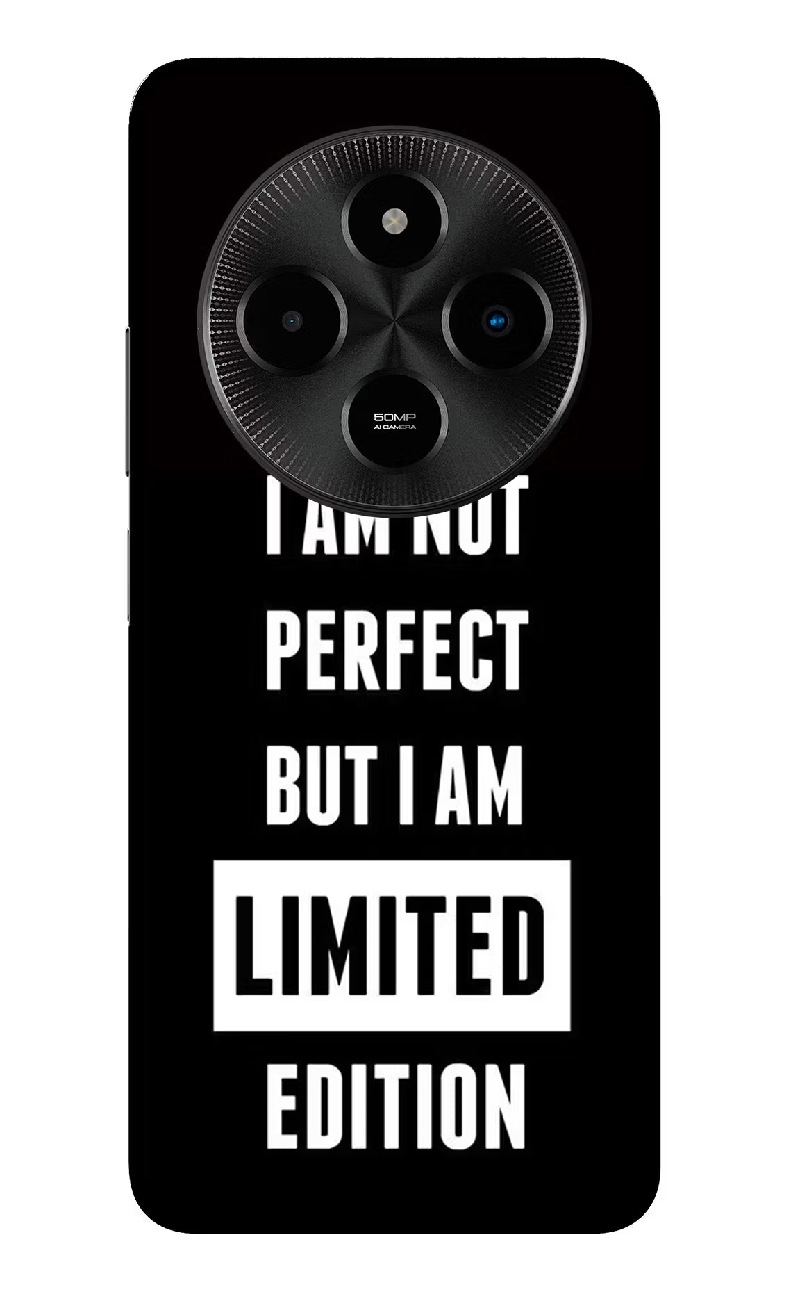 I Am Not Perfect But I Am Limited Edition Poco M7 5G Glass Case