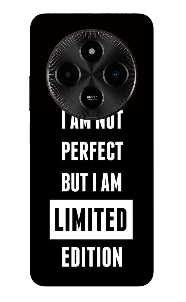 I Am Not Perfect But I Am Limited Edition Poco M7 5G Glass Case