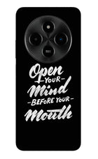 Open Your Mind Before Your Mouth Poco M7 5G Glass Case