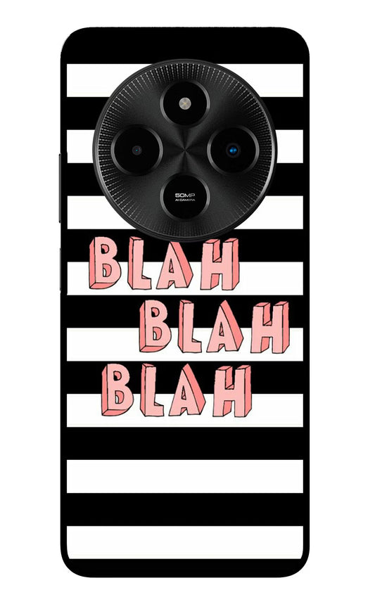 Blah Blah Blah Poco M7 5G Glass Case