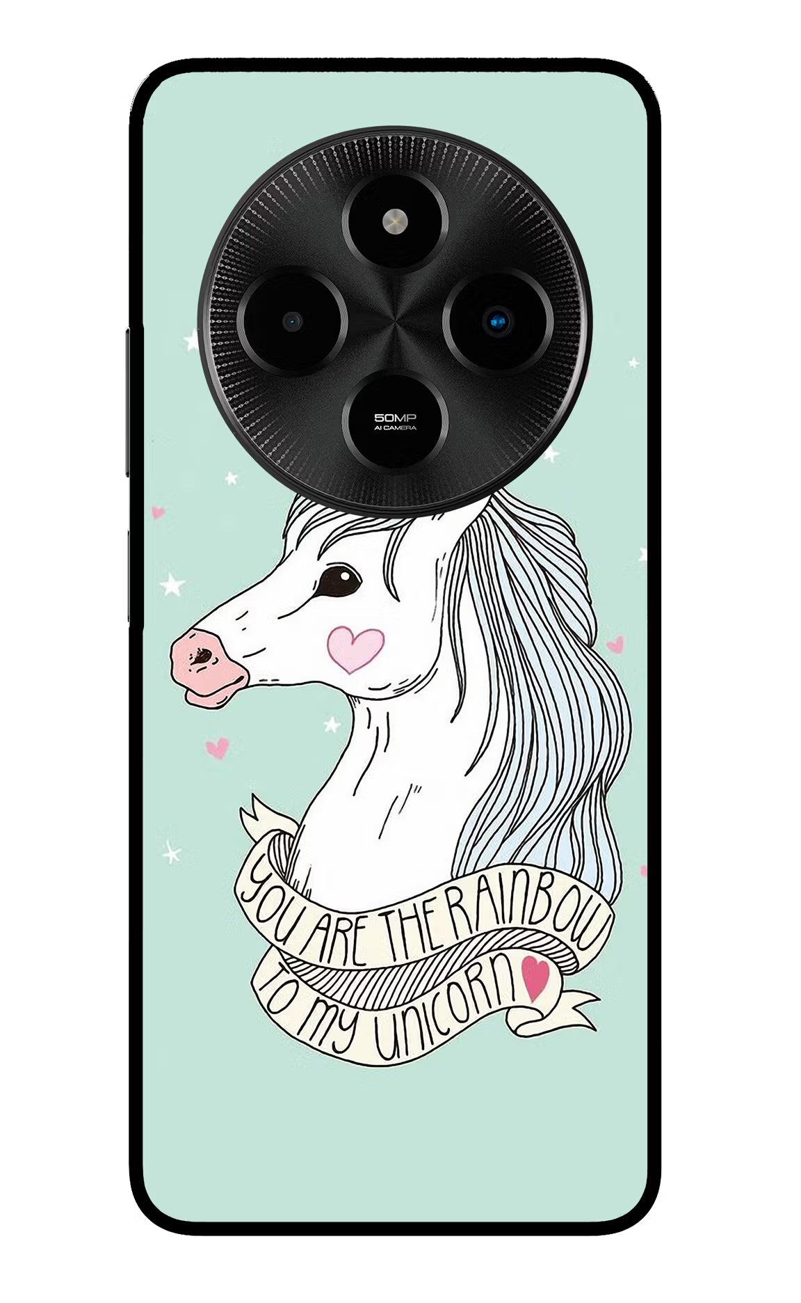 Unicorn Wallpaper Poco M7 5G Glass Case