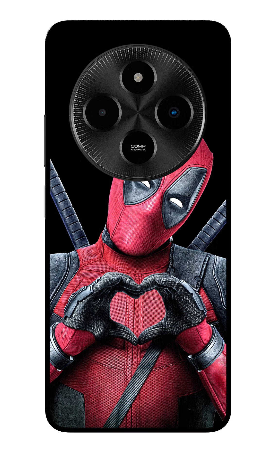 Deadpool Poco M7 5G Glass Case