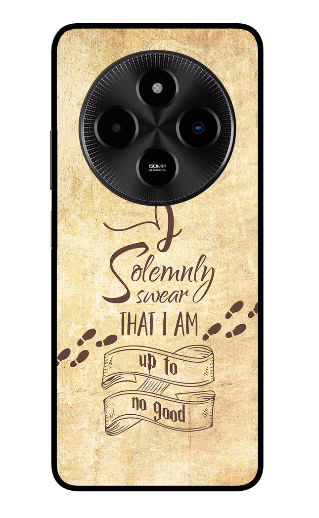 I Solemnly swear that i up to no good Poco M7 5G Glass Case