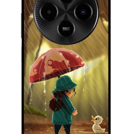 Rainy Day Poco M7 5G Glass Case
