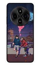 Chilling Couple Poco M7 5G Glass Case