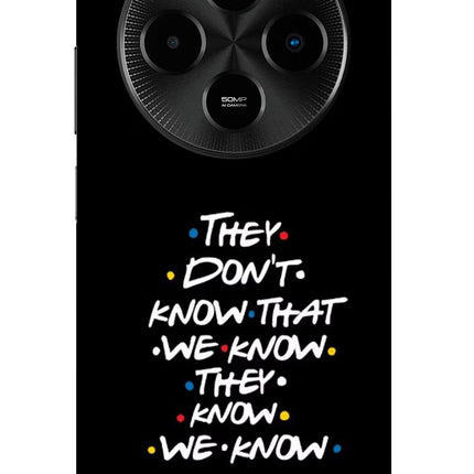 FRIENDS Dialogue Poco M7 5G Glass Case