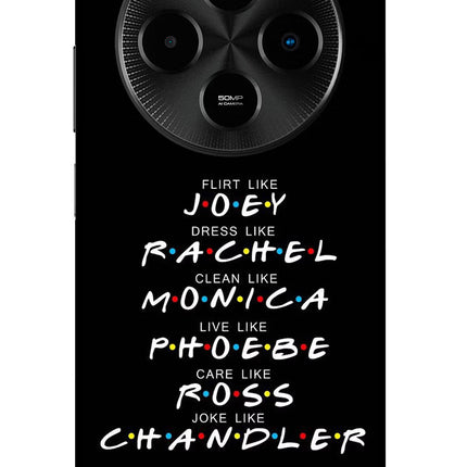 FRIENDS Character Poco M7 5G Glass Case