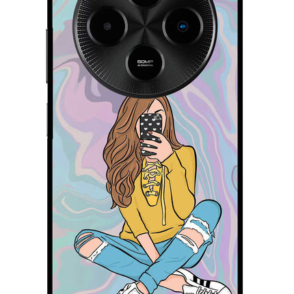Selfie Girl Poco M7 5G Glass Case