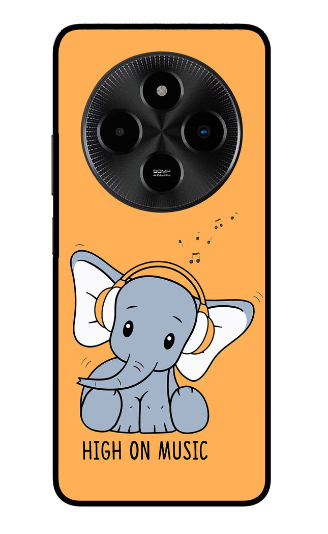 High On Music Poco M7 5G Glass Case