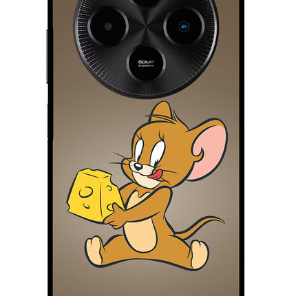 Jerry Poco M7 5G Glass Case Back Cover by Casekaro