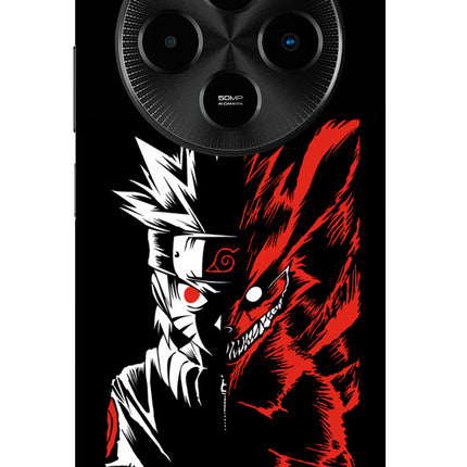 Naruto Two Face Poco M7 5G Glass Case