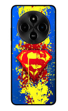 Superman logo Poco M7 5G Glass Case