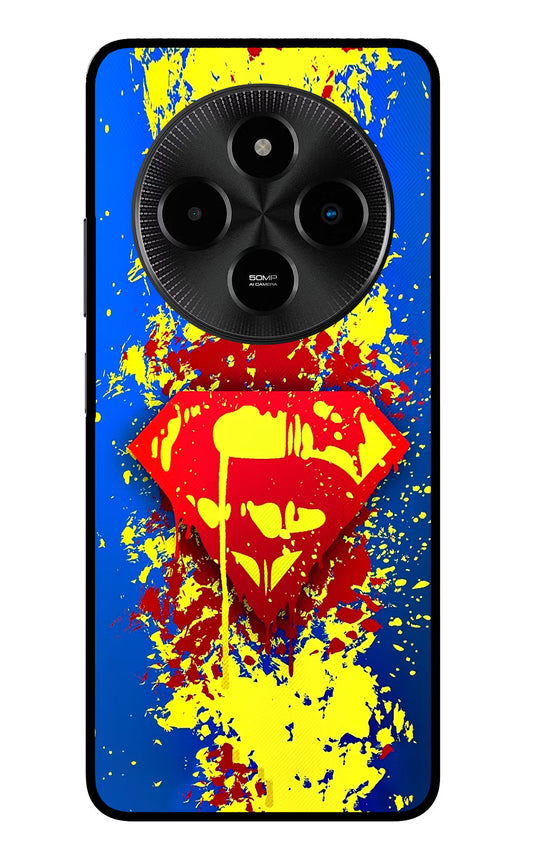 Superman logo Poco M7 5G Glass Case