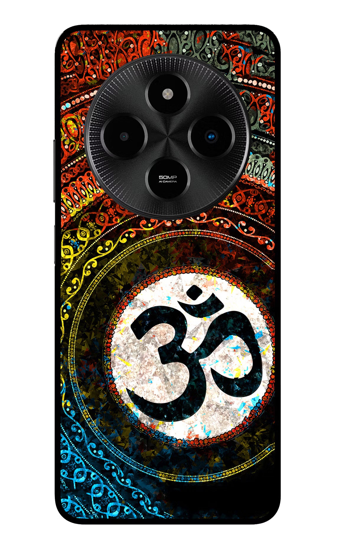 Om Cultural Poco M7 5G Glass Case