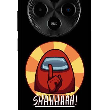 Among Us Shhh! Poco M7 5G Glass Case