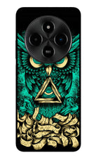 Green Owl Poco M7 5G Glass Case