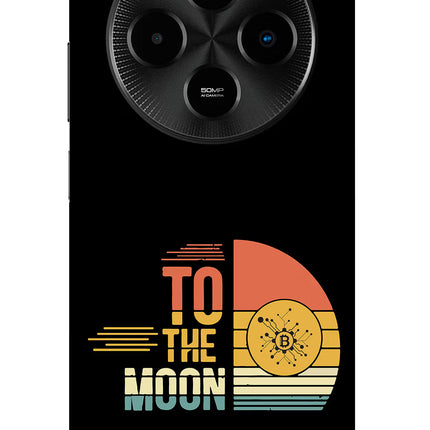To the Moon Poco M7 5G Glass Case