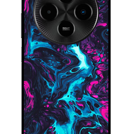 Abstract Poco M7 5G Glass Case