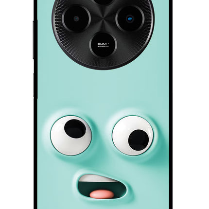 Funny Cartoon Poco M7 5G Glass Case Back Cover by Casekaro