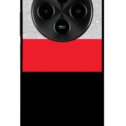 Tri Color Pattern Poco M7 5G Glass Case