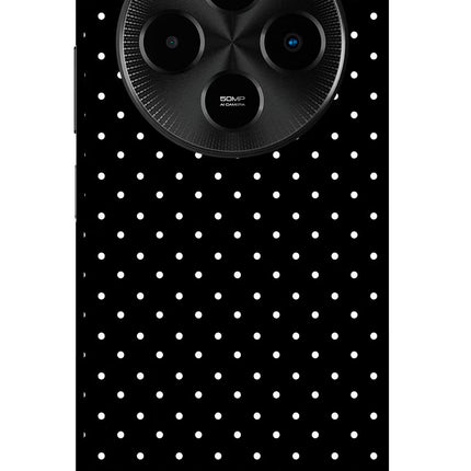 White Dots Poco M7 5G Glass Case