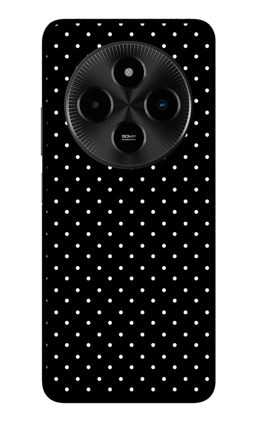 White Dots Poco M7 5G Glass Case