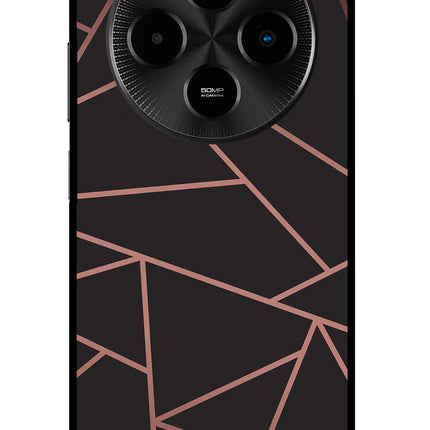 Geometric Pattern Poco M7 5G Glass Case