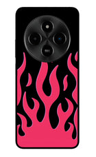 Fire Flames Poco M7 5G Glass Case