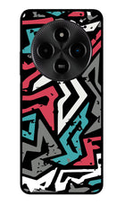 Geometric Graffiti Poco M7 5G Glass Case