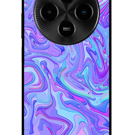 Glitter Poco M7 5G Glass Case