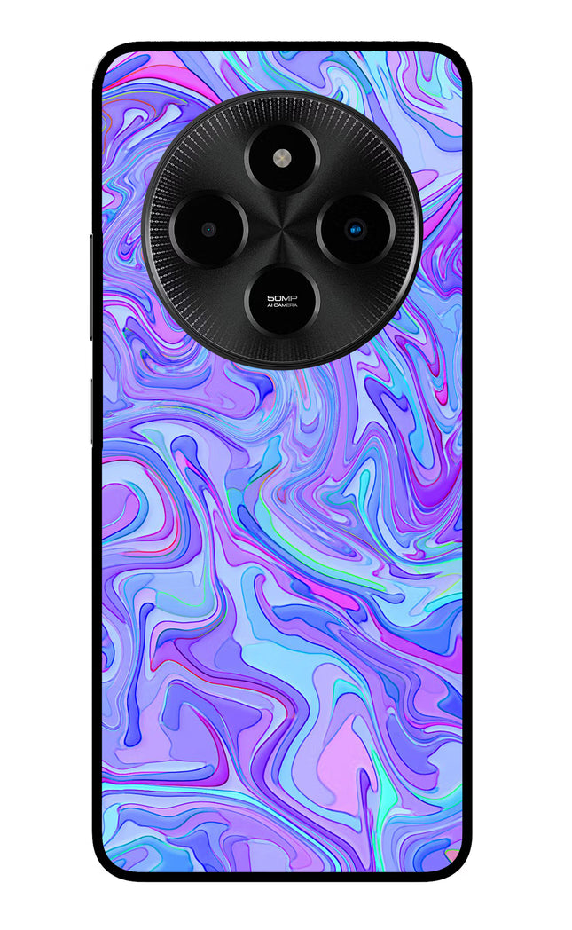Glitter Poco M7 5G Glass Case