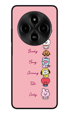 BTS names Poco M7 5G Glass Case