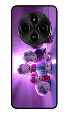 BTS Chibi Poco M7 5G Glass Case