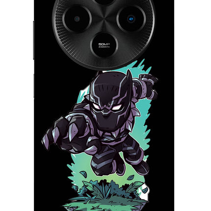 Black Panther Poco M7 5G Glass Case Back Cover by Casekaro