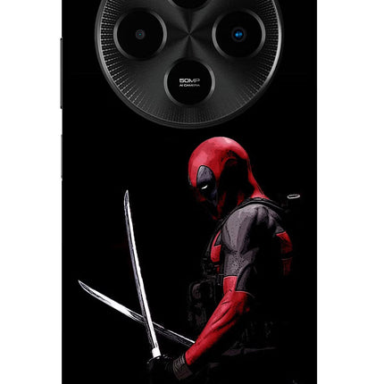 Deadpool Poco M7 5G Glass Case Back Cover by Casekaro