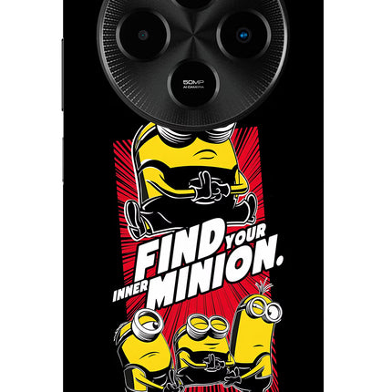 Find your inner Minion Poco M7 5G Glass Case Back Cover by Casekaro