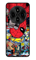 Spider Man Poco M7 5G Glass Case