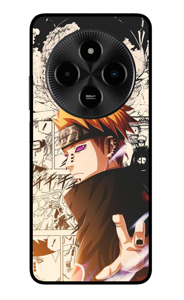 Pain Anime Poco M7 5G Glass Case